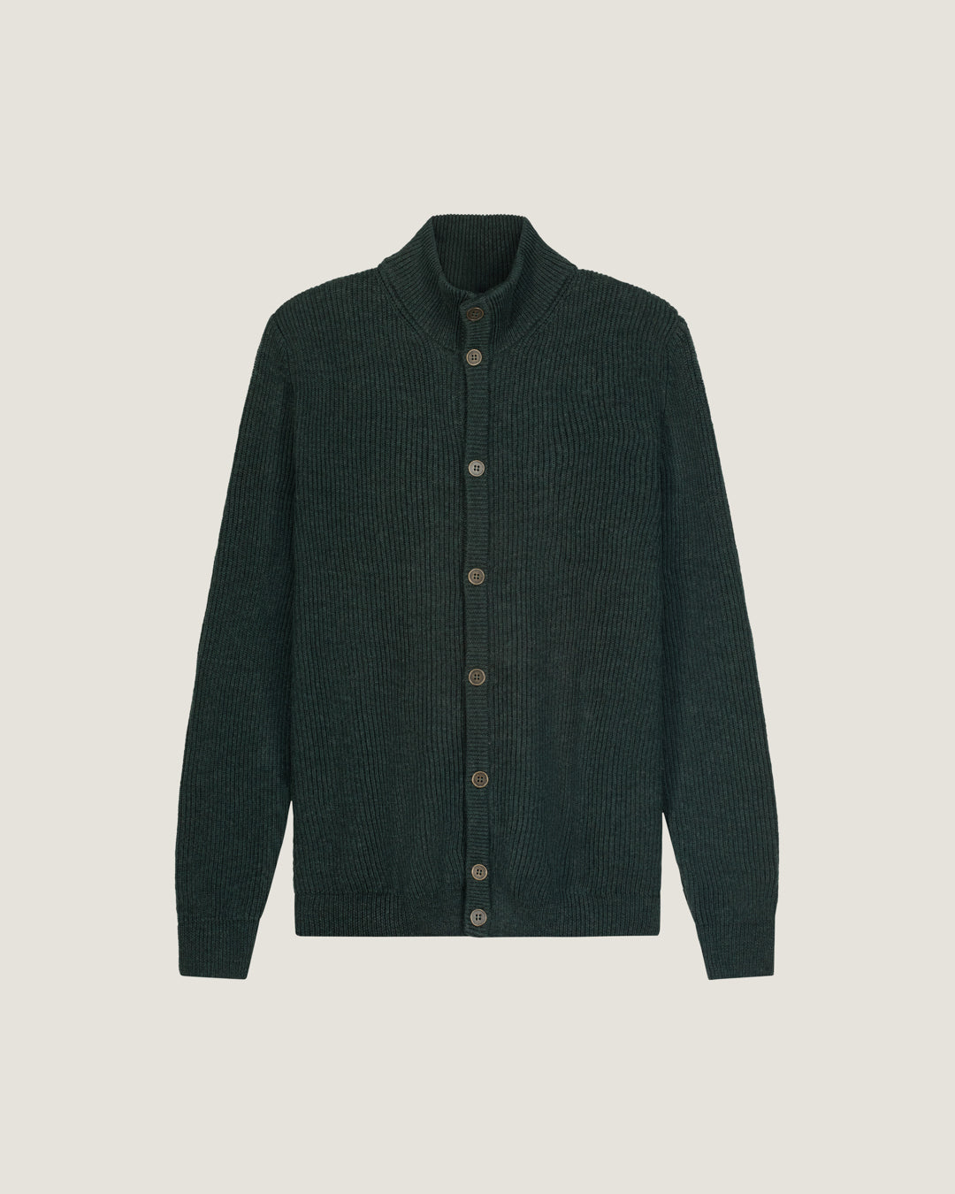 Moss Woodstock Fine Gauge Knitted Cardigan