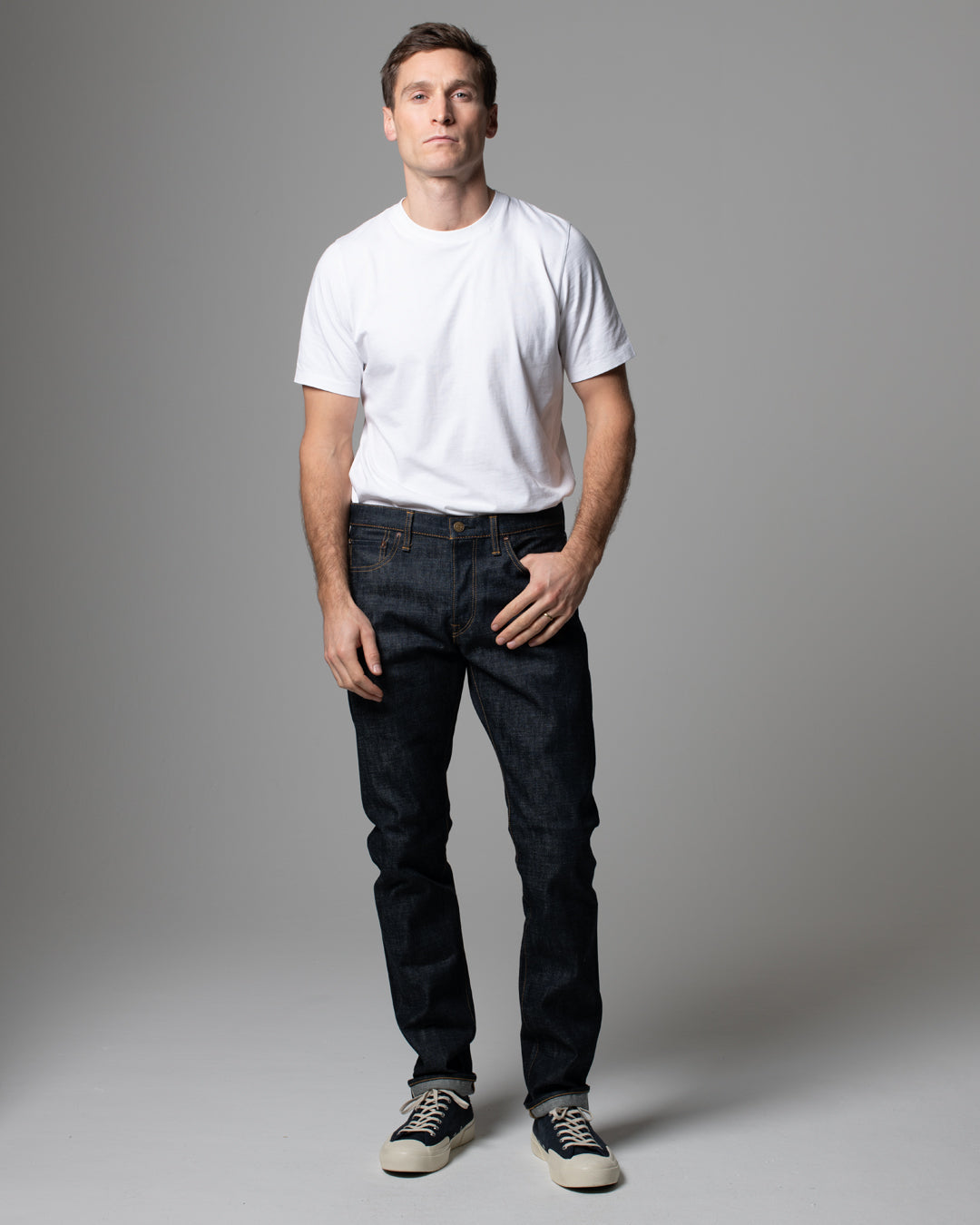 001 SLIM FIT - 14.5OZ INDIGO - RAW DENIM SELVEDGE JEAN