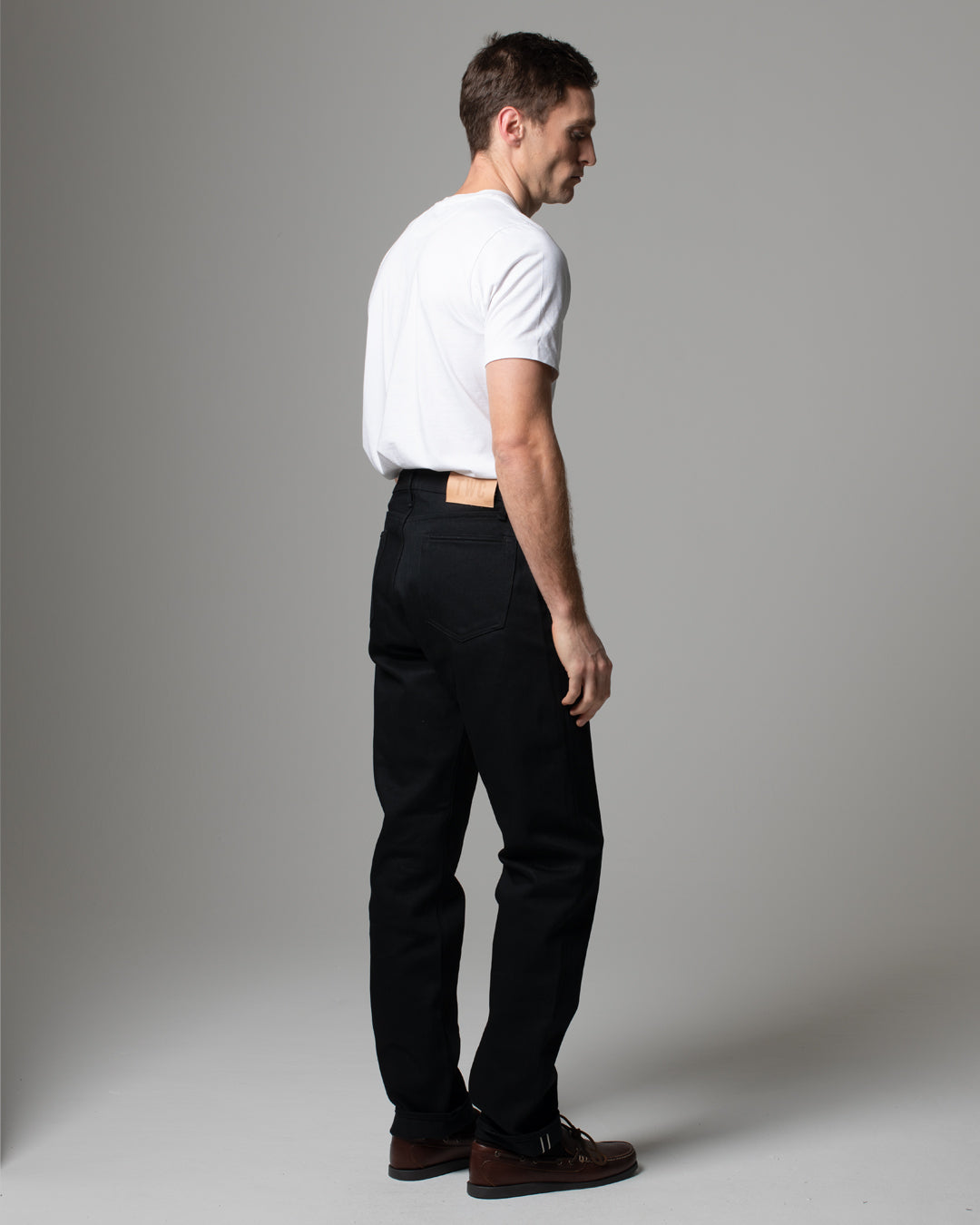 007 RELAXED FIT - 13.5 OZ BLACK - RAW SELVEDGE DENIM JEAN