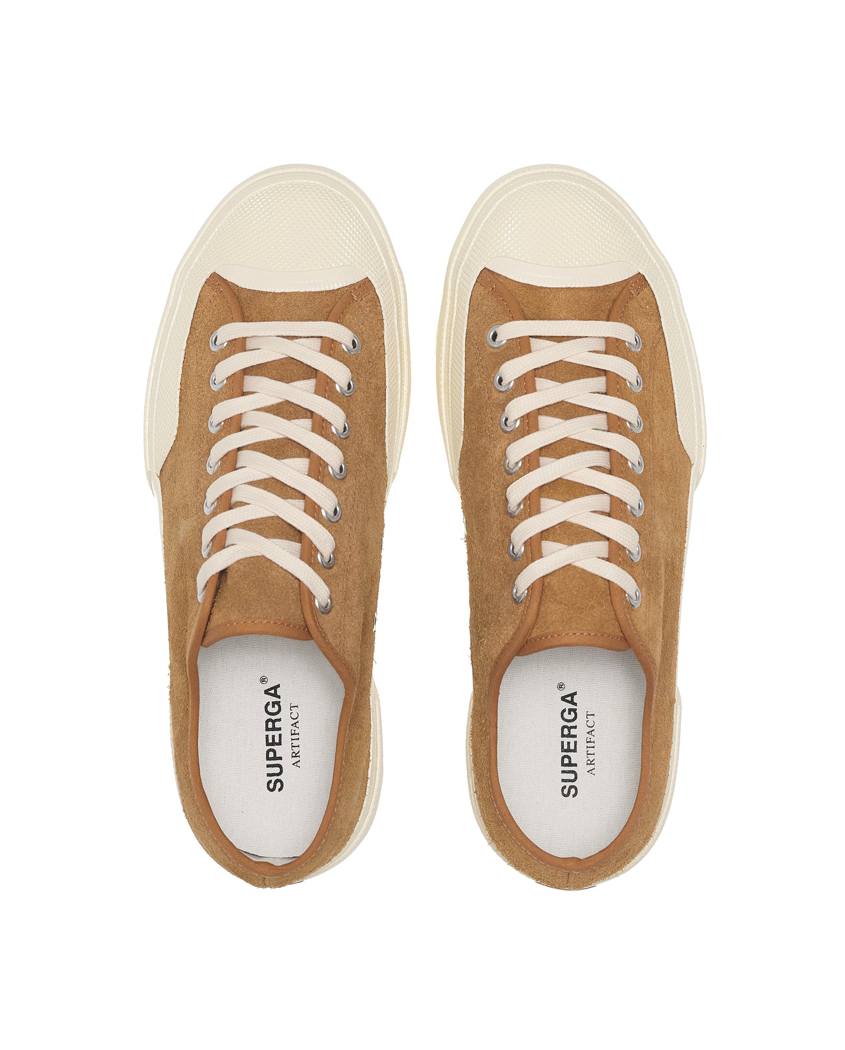SUPERGA 2432 WORKS HAIRY SUEDE - TOBACCO