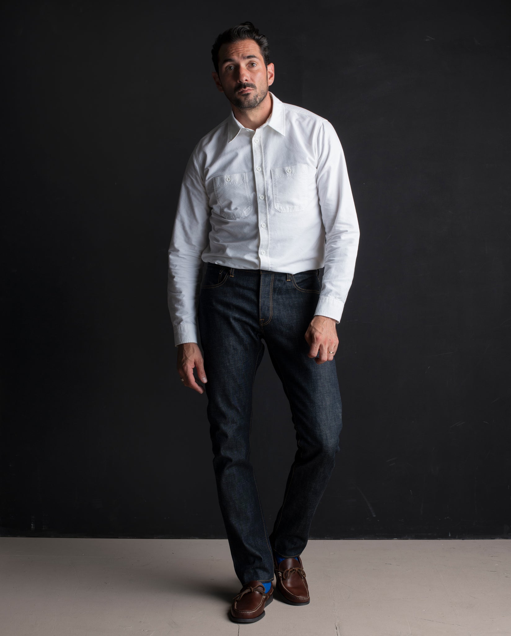 001 RAW INDIGO SLIM FIT SELVEDGE JEAN