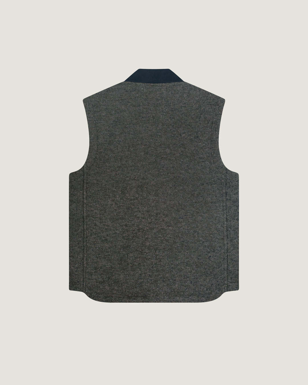 Mottled Green Aldworth Double Face Wool Gilet