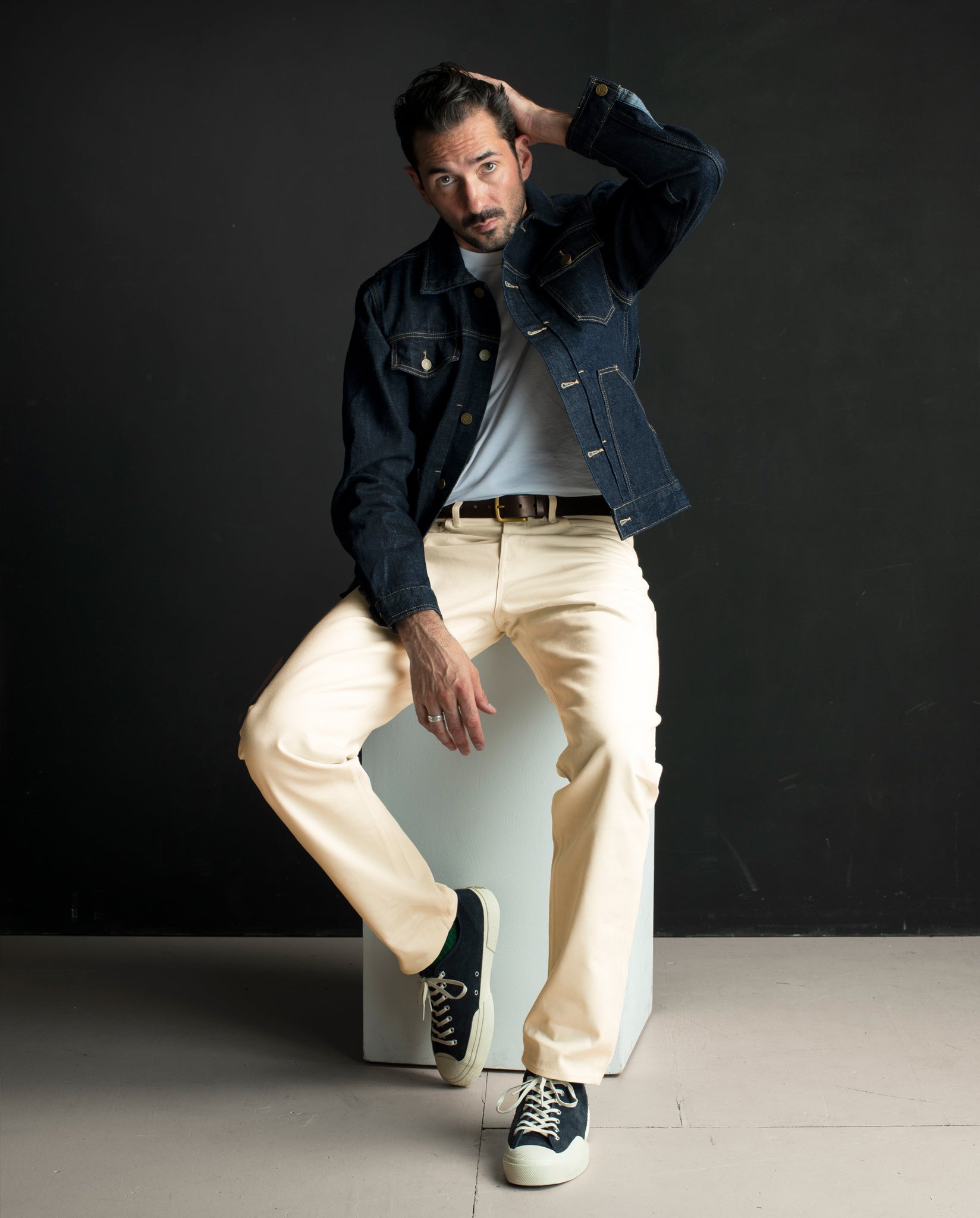 007 RELAXED FIT SELVEDGE JEAN - ECRU RAW