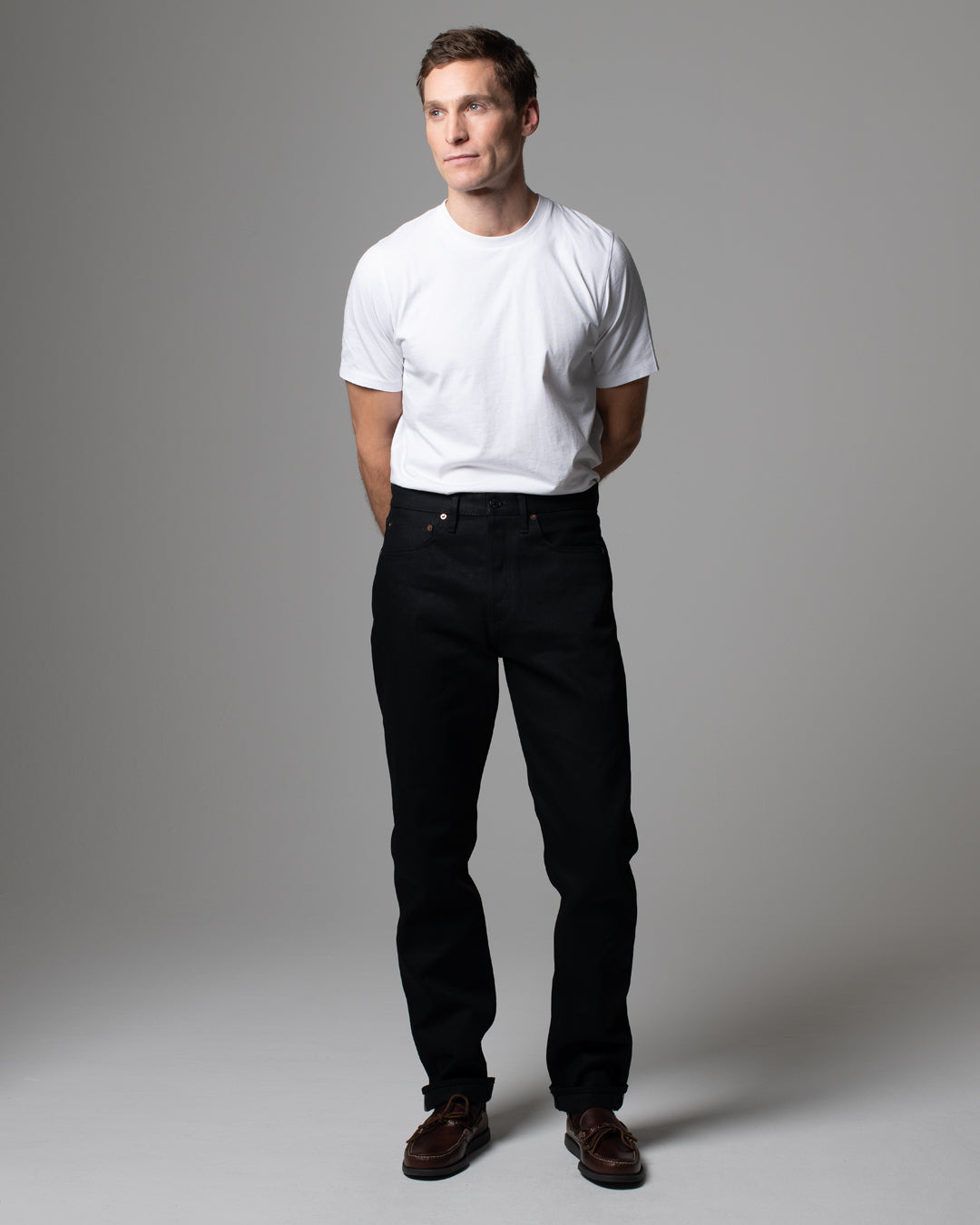 007 RELAXED FIT - 13.5 OZ BLACK - RAW SELVEDGE DENIM JEAN