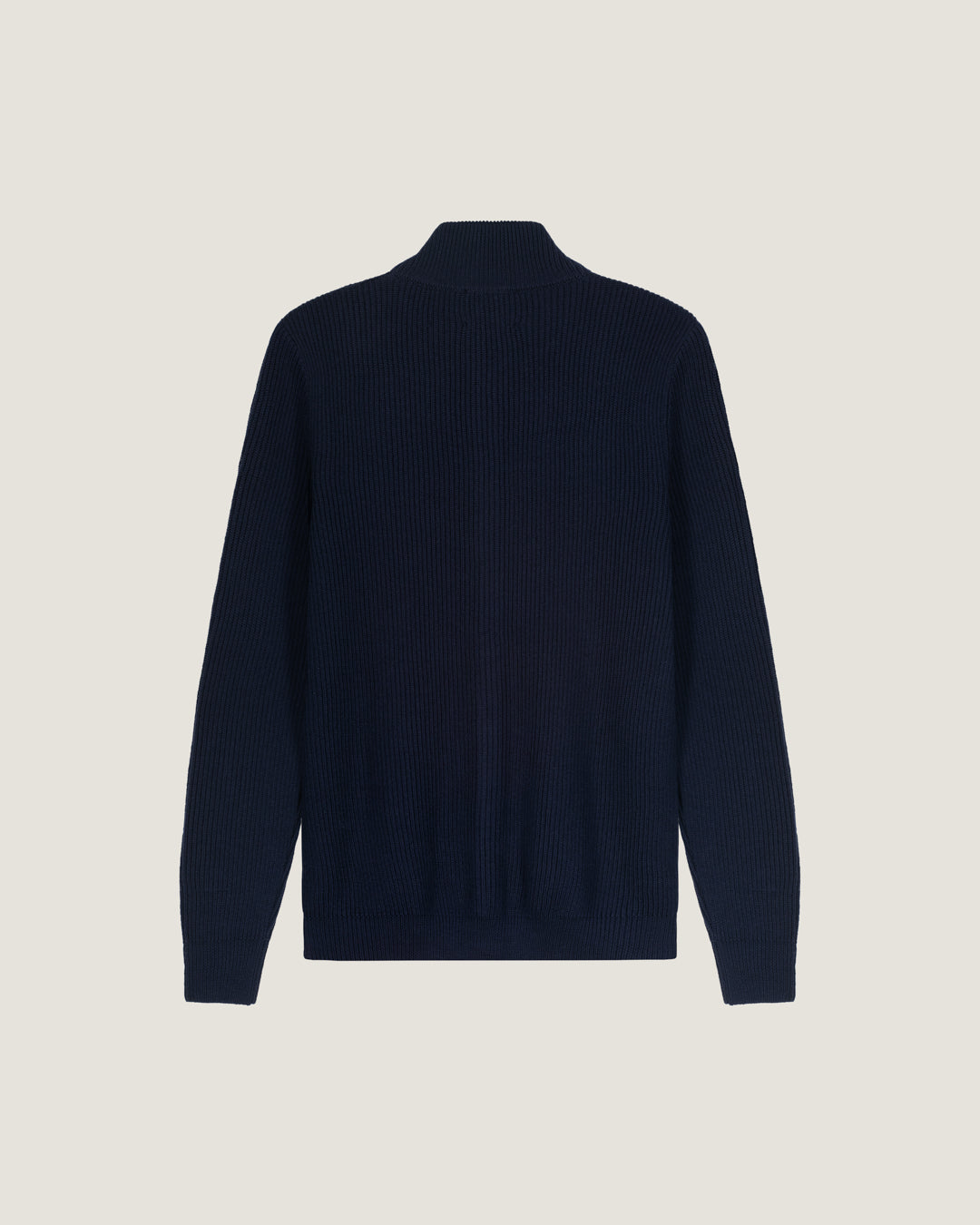 Navy Woodstock Fine Gauge Knitted Cardigan