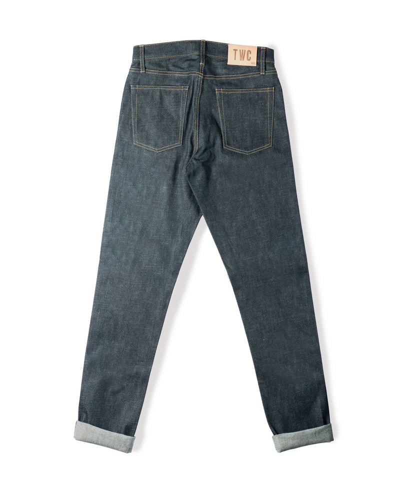 RAW INDIGO RELAXED TAPERED 005 SELVEDGE JEAN