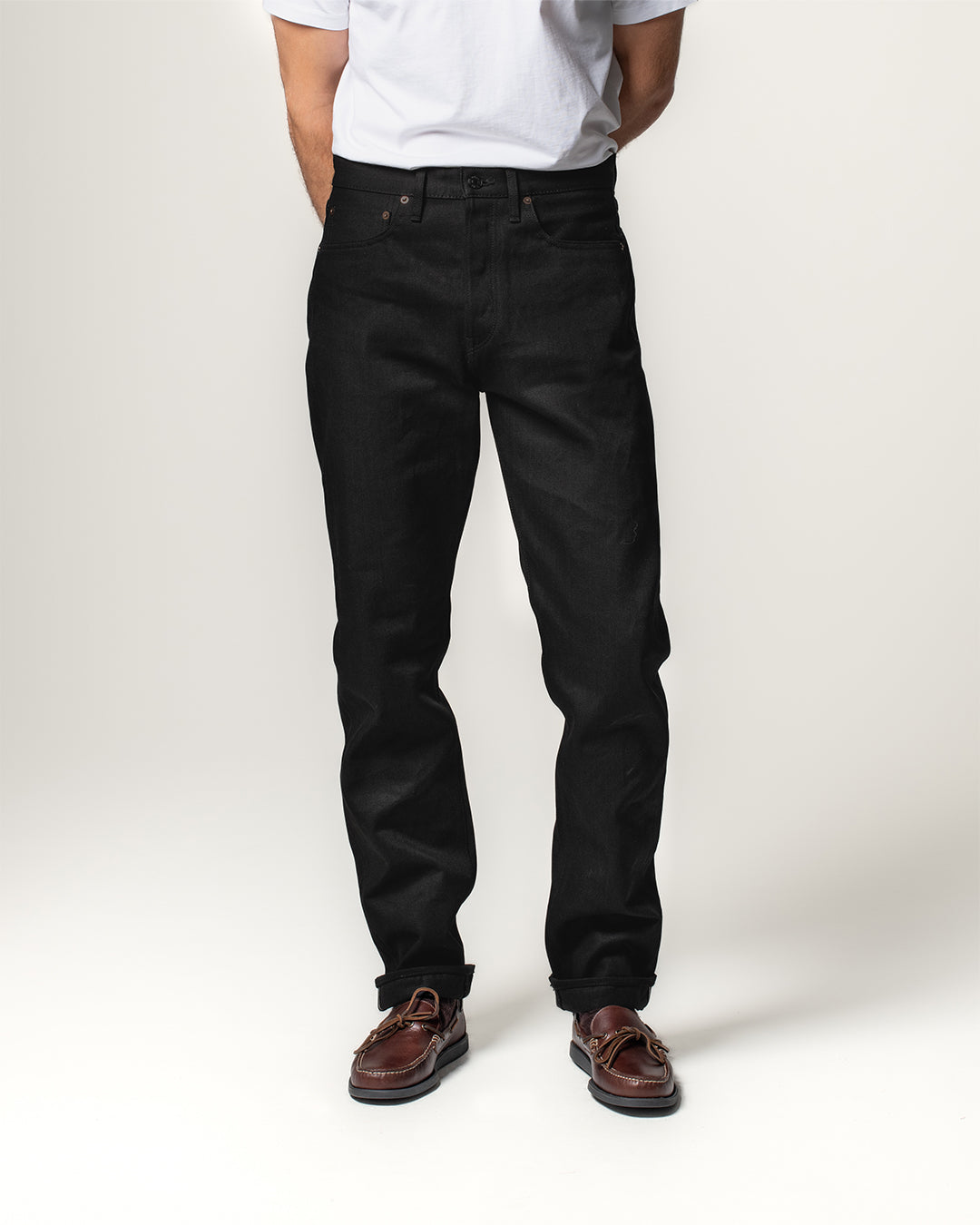 BLACK 007 RAW SELVEDGE DENIM JEAN
