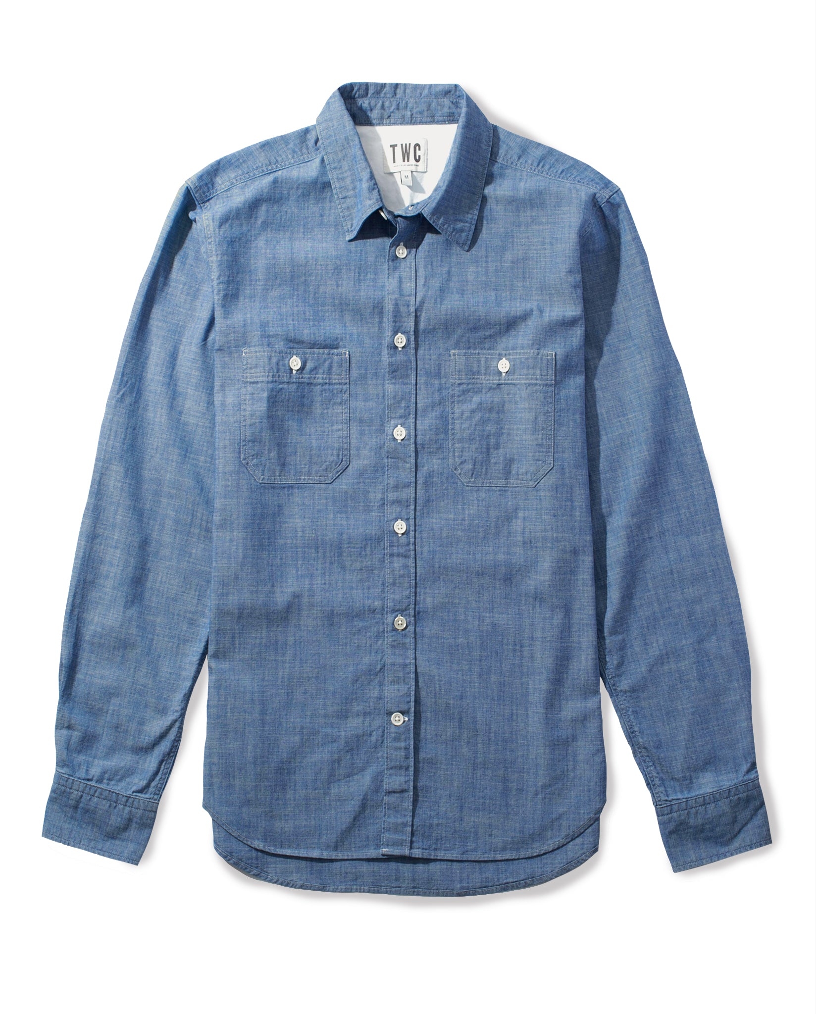 LEWIS SHIRT IN INDIGO CHAMBRAY