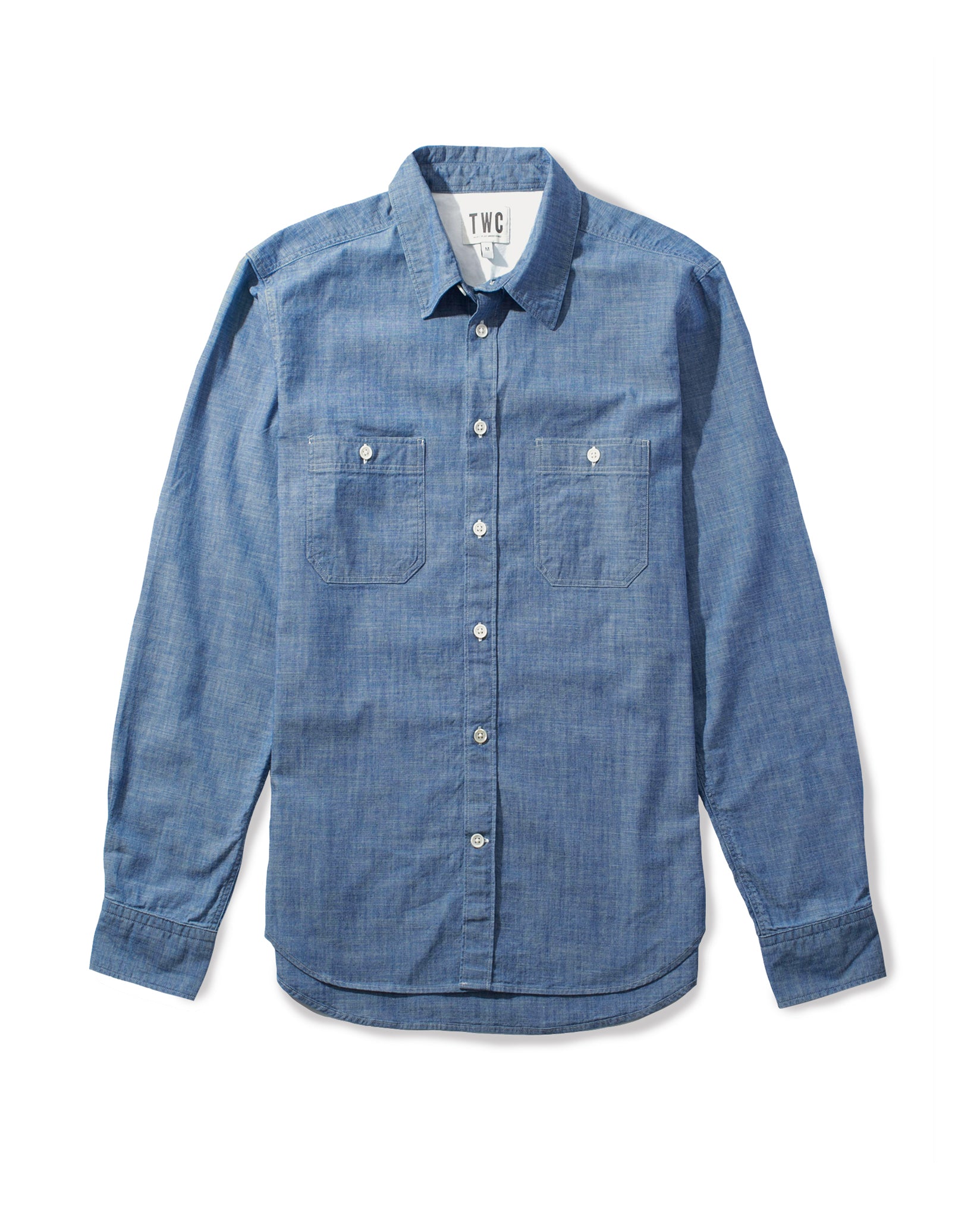 LEWIS SHIRT IN INDIGO CHAMBRAY
