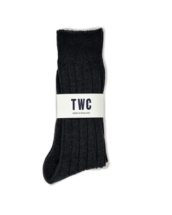 MERINO WOOL SOCKS IN CHARCOAL