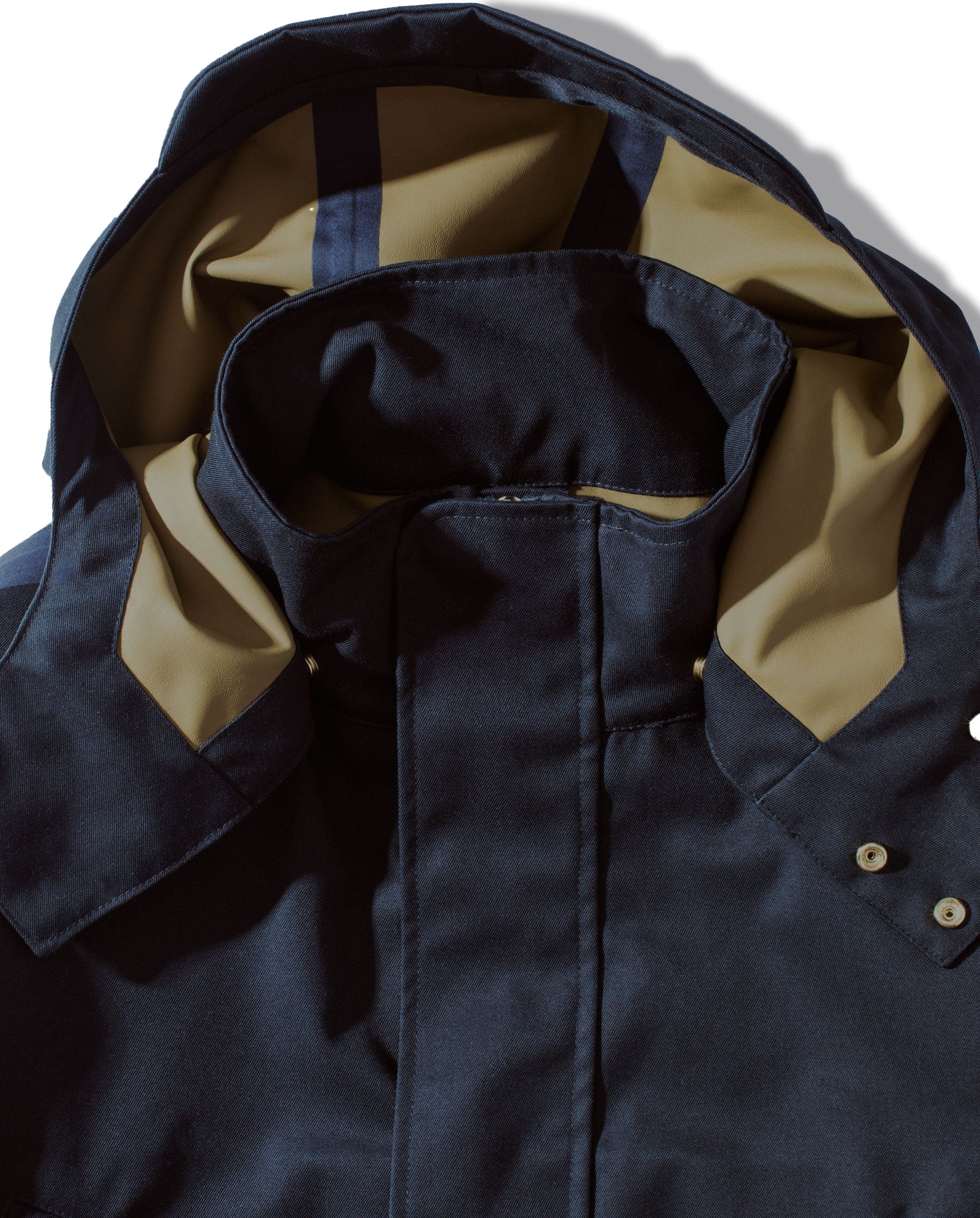 JEFFERSON SHELL JACKET IN NAVY & OLIVE