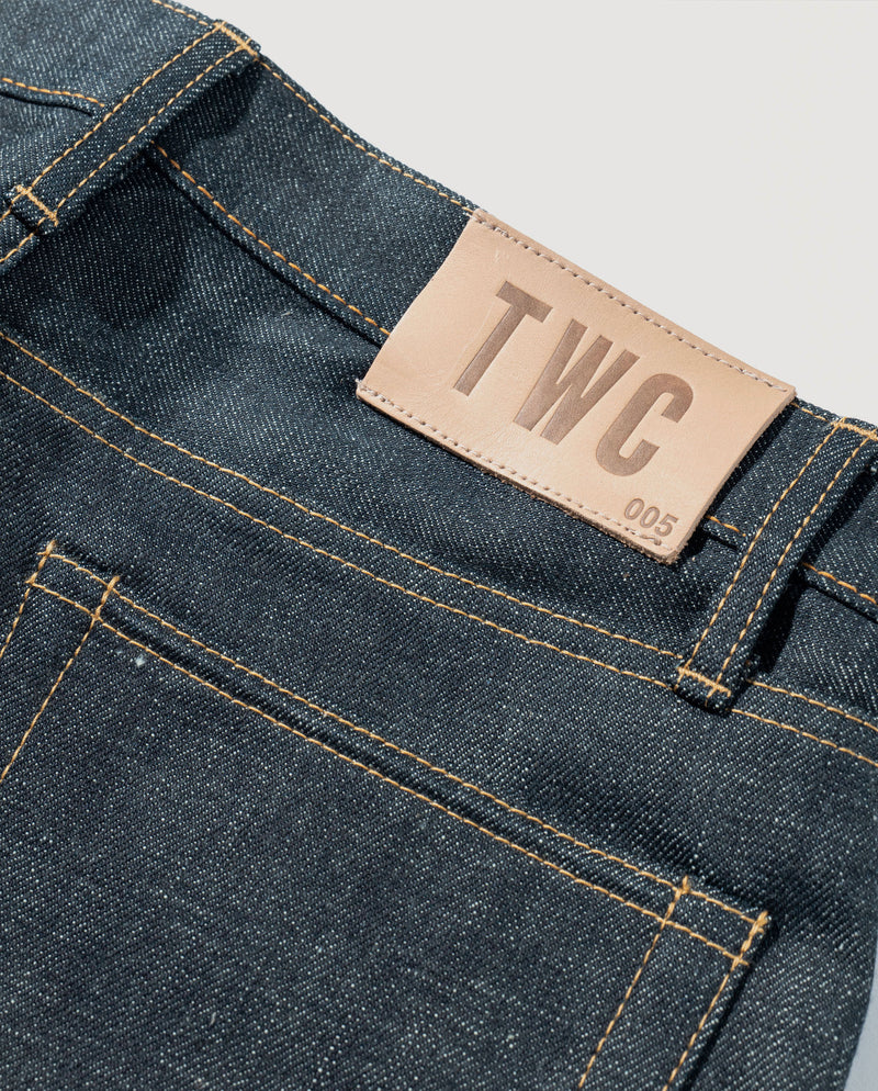 RAW INDIGO RELAXED TAPERED 005 SELVEDGE JEAN
