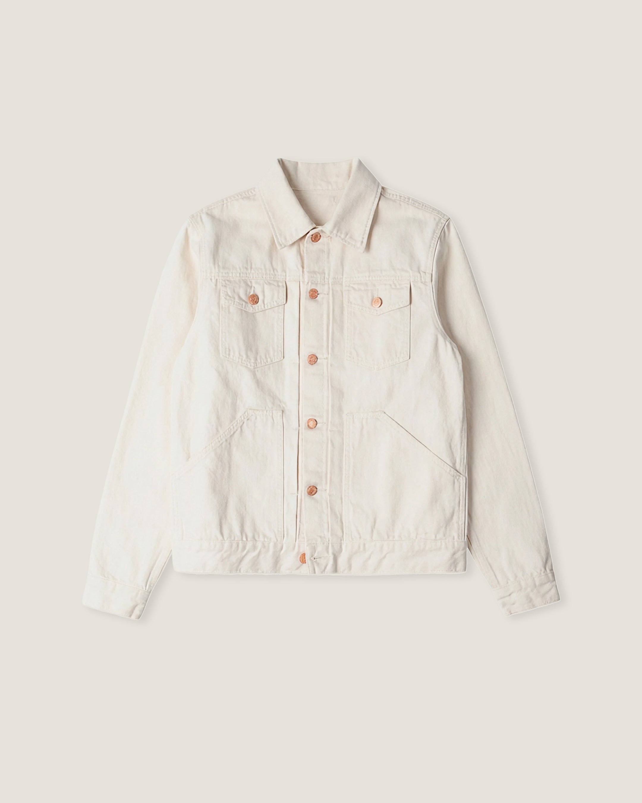 Ecru Birch Denim Jacket