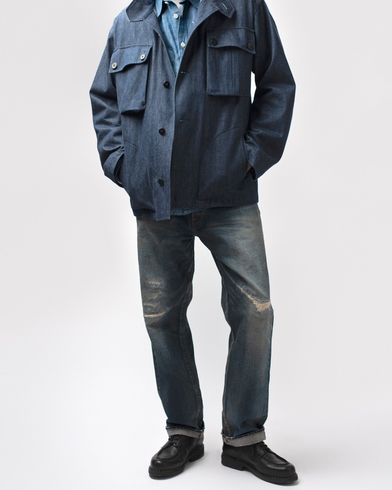 Legacy Wash #2 Relaxed Fit 007 Selvedge Jeans