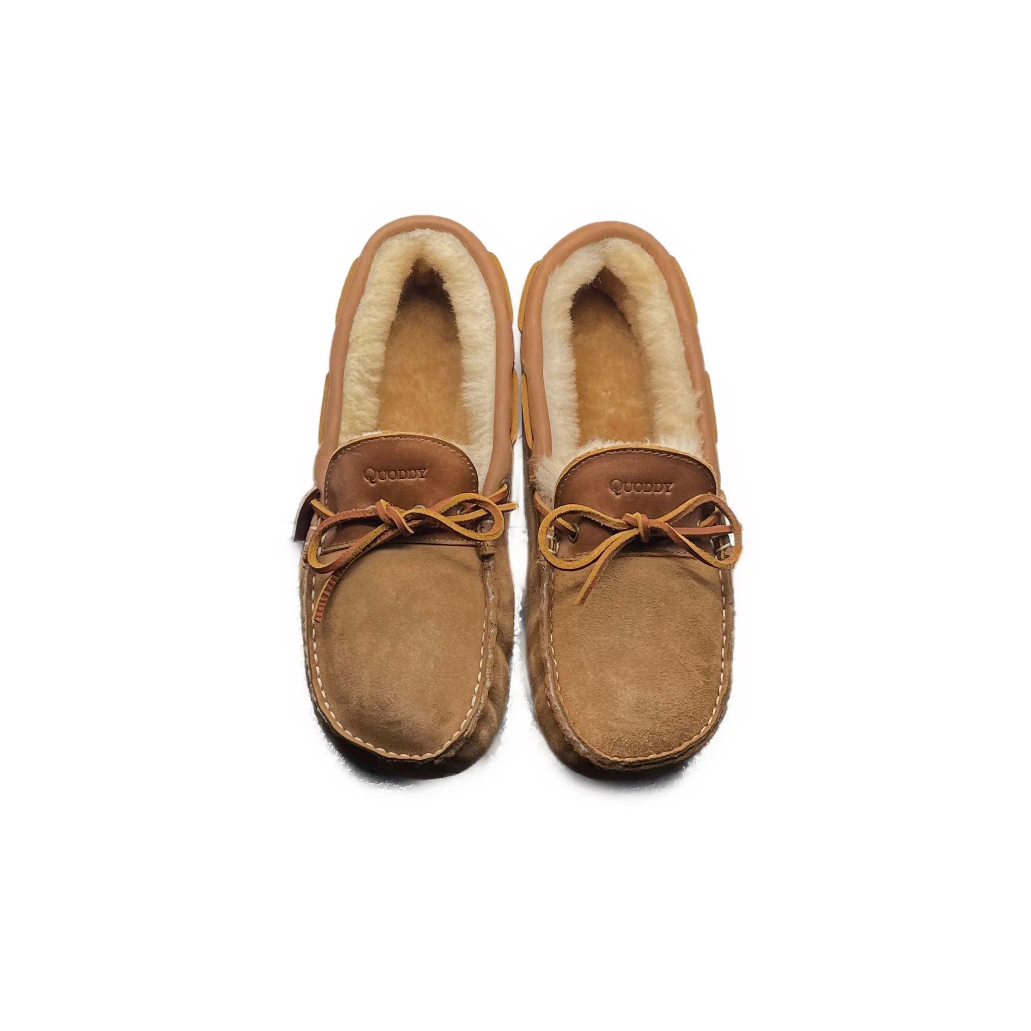 HEARTH SLIPPER - CHESTNUT SUEDE