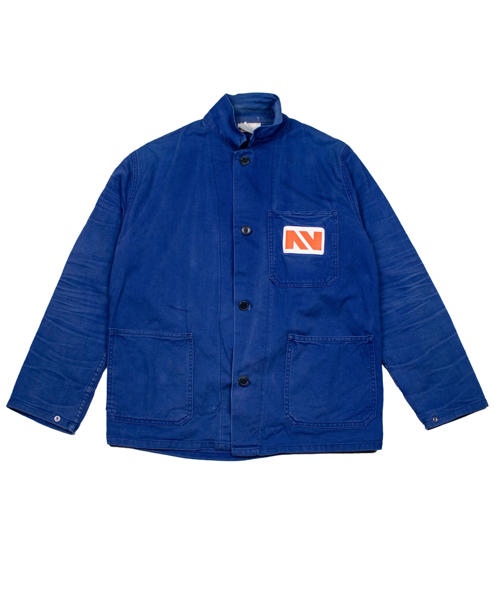 NV Workwear Jacket With Patch in French Blue