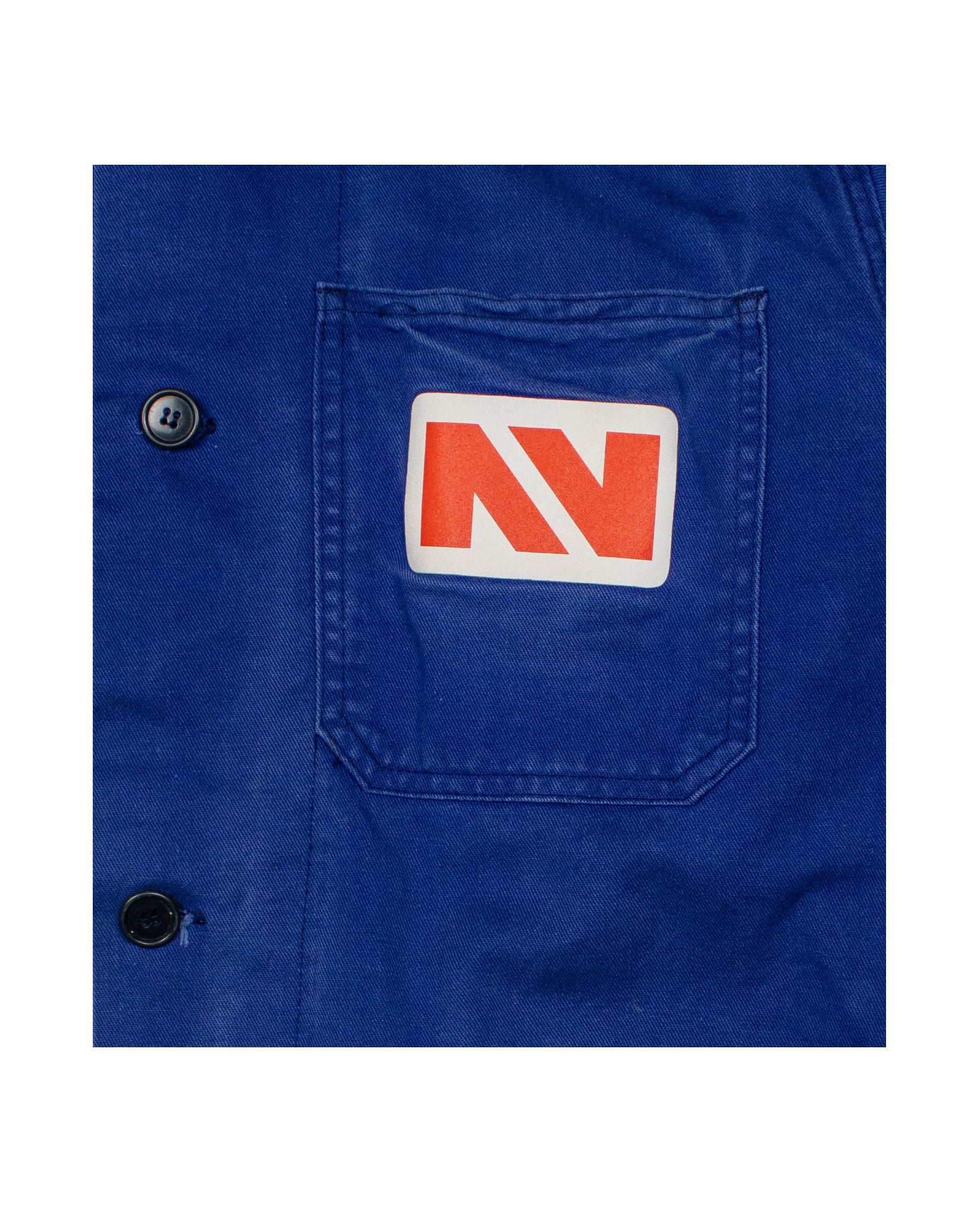 NV Workwear Jacket With Patch in French Blue