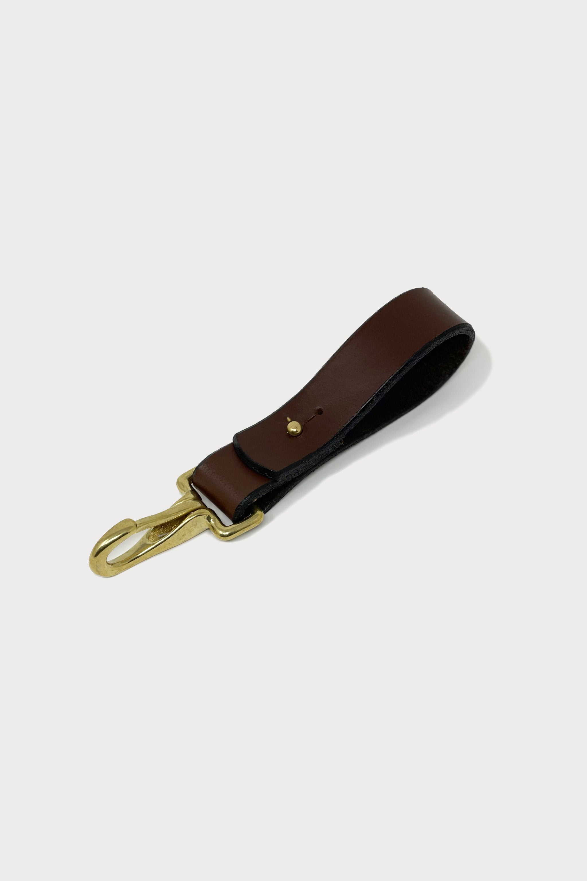 Natural Veg-tan LEATHER KEY FOB