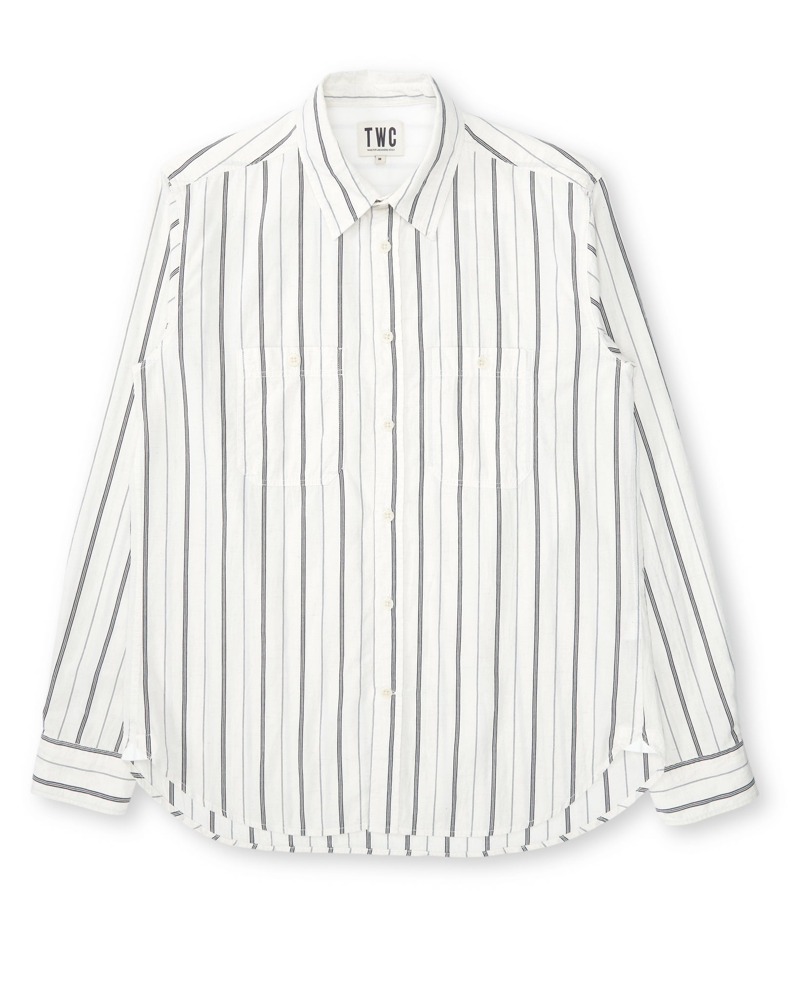 LEWIS STRIPE SHIRT - ECRU STRIPE