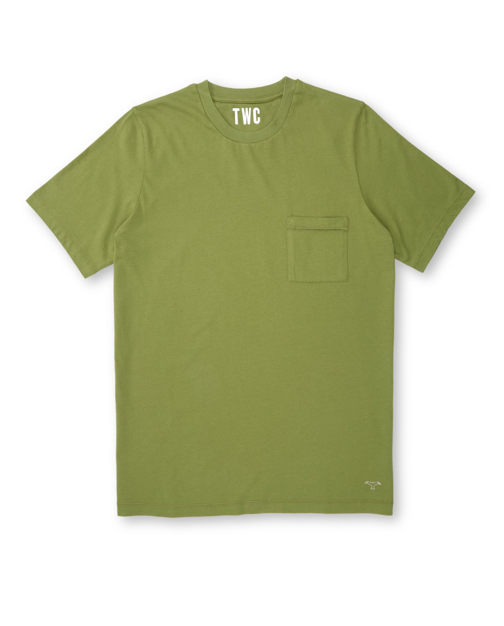 IFFLEY POCKET T-SHIRT - MOSS