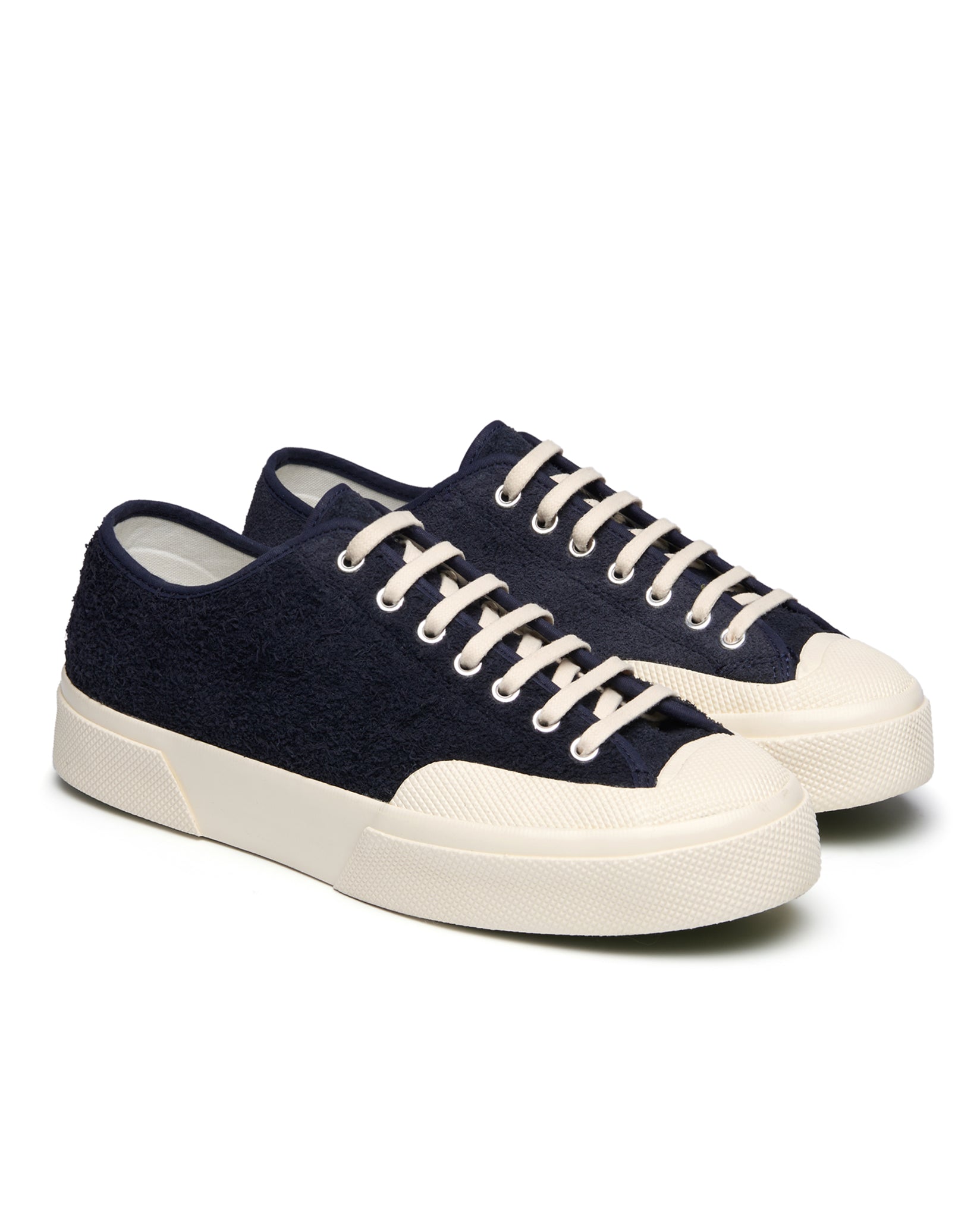 SUPERGA 2432 WORKS HAIRY SUEDE - NAVY
