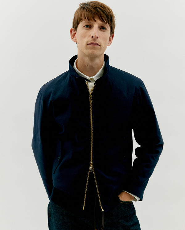 JERICHO HARRINGTON JACKET IN NAVY