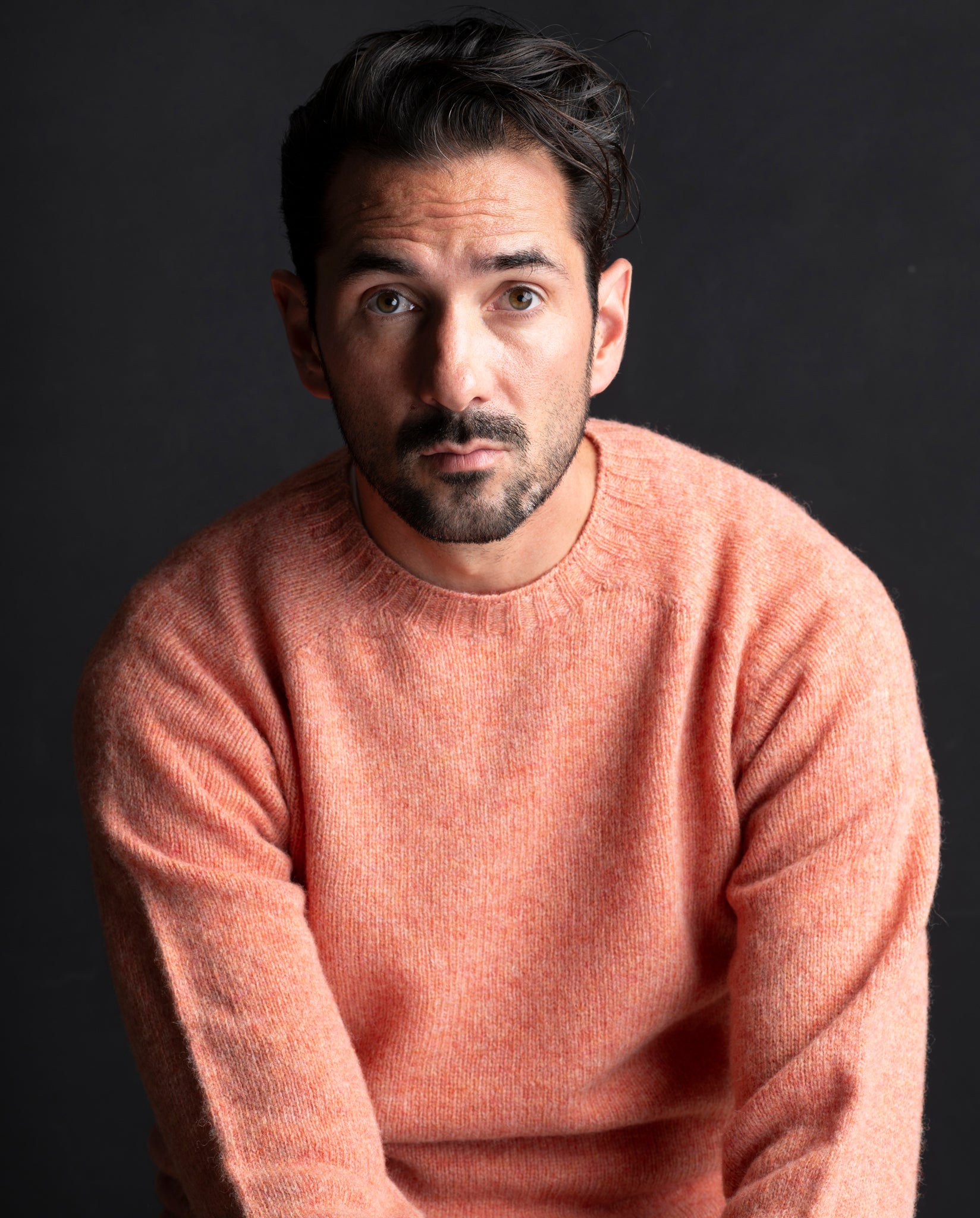 RUSKIN SHETLAND SWEATER - SUNDOWN