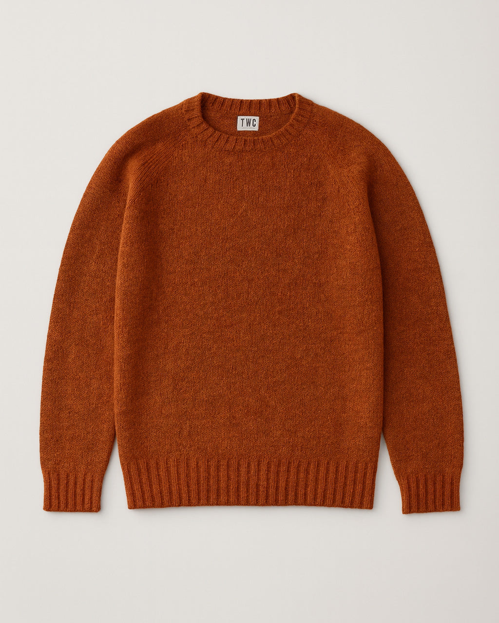 RUSKIN SHETLAND SWEATER - WHISKY