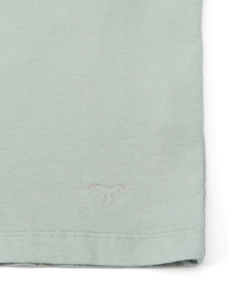 IFFLEY POCKET T-SHIRT - SEA FOAM