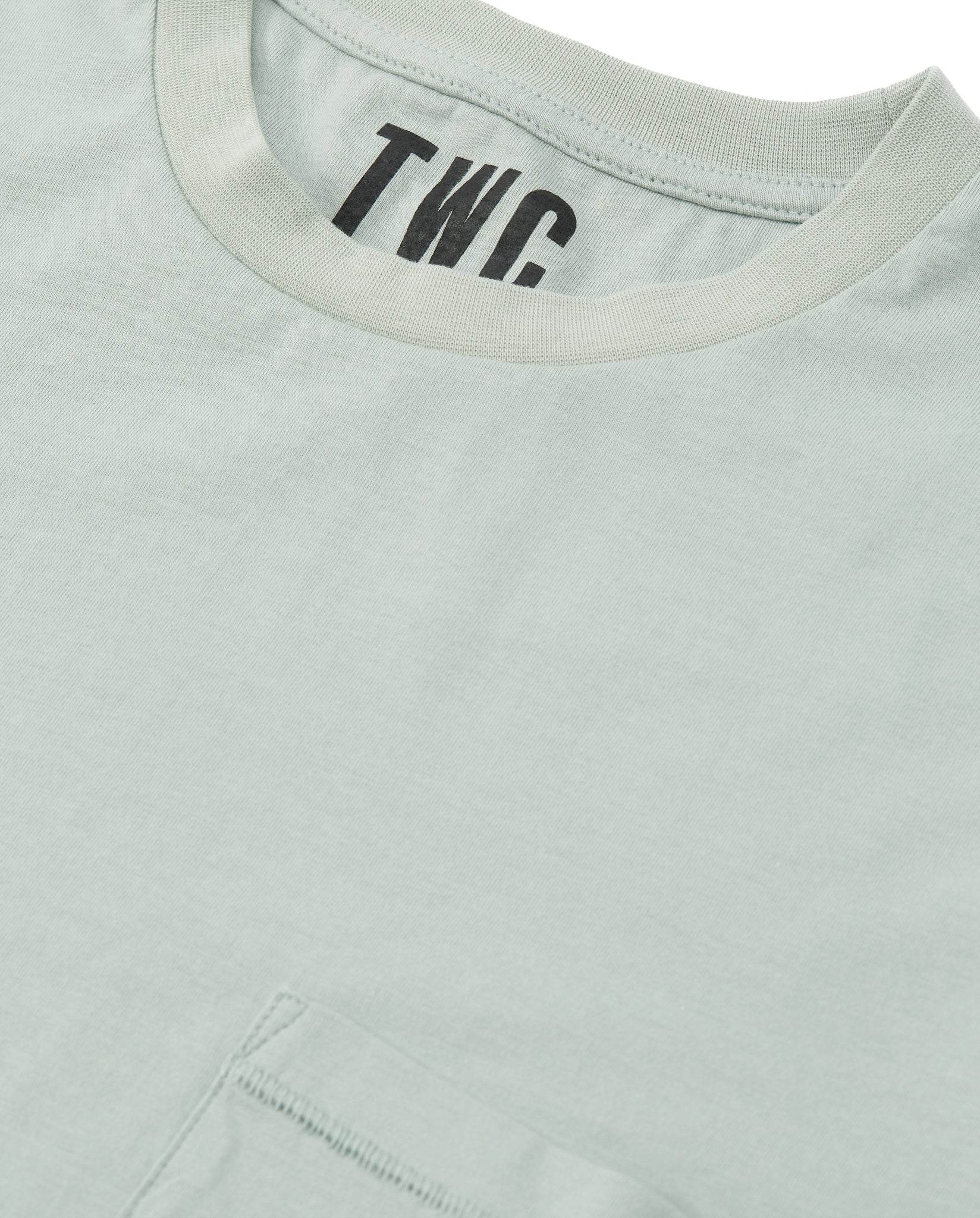 IFFLEY POCKET T-SHIRT - SEA FOAM