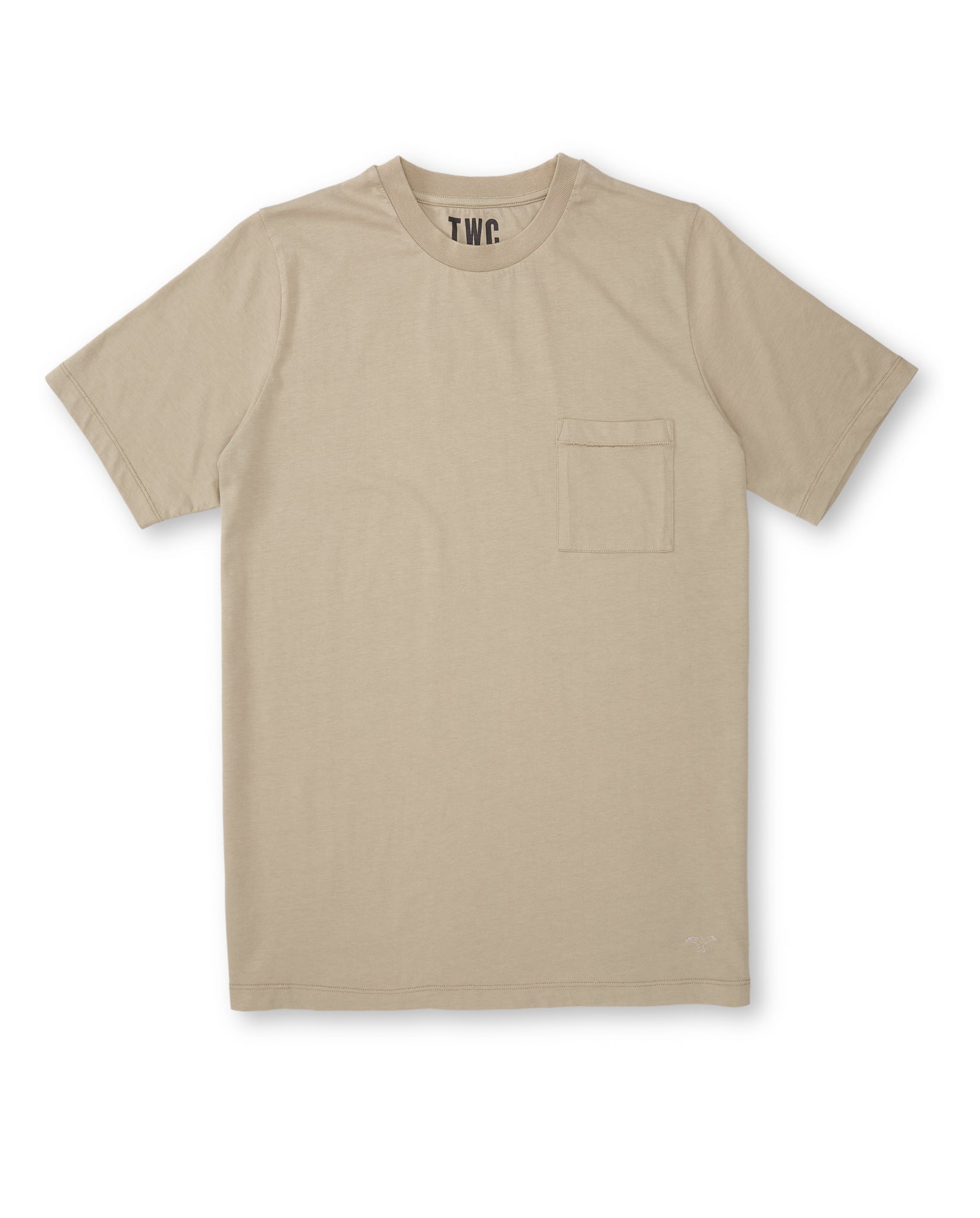 IFFLEY POCKET T-SHIRT - STONE