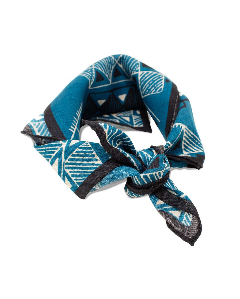 Bandana tile print - Blue