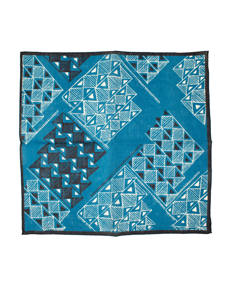 Bandana tile print - Blue