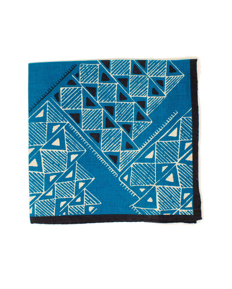 Bandana tile print - Blue