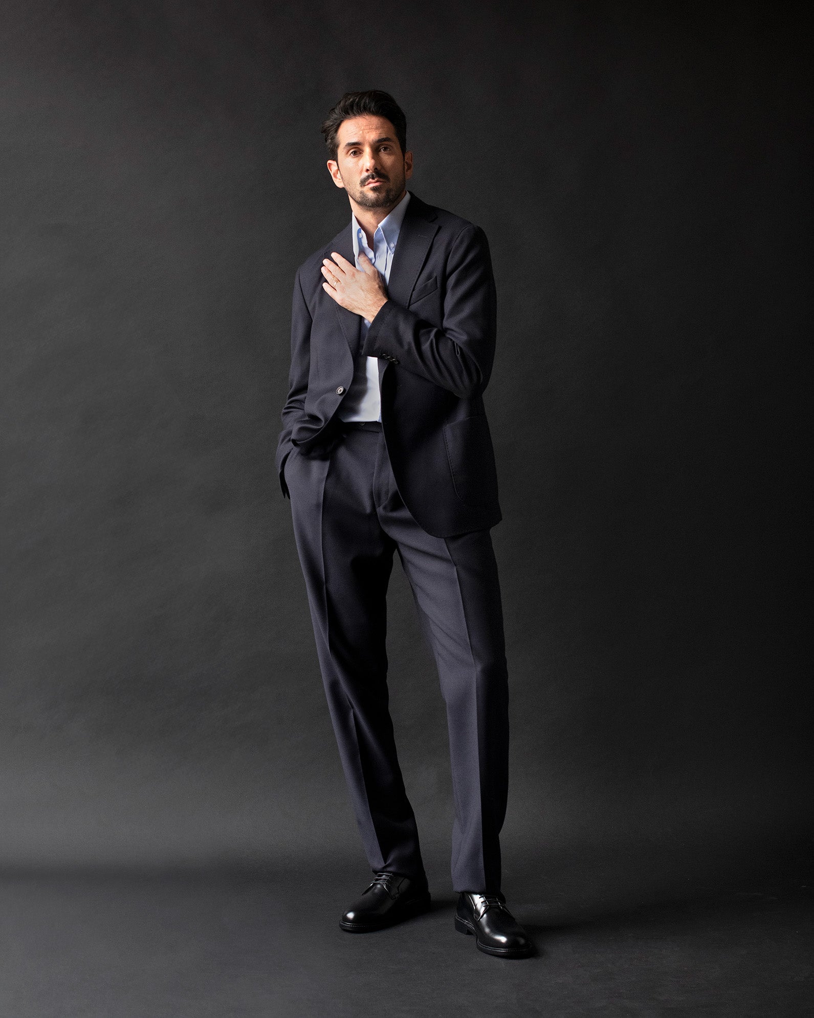 Benedict Navy Wool Suit