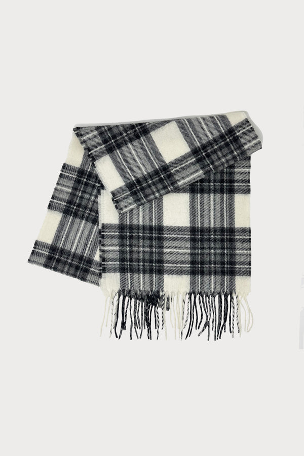 LAMBSWOOL CHECK SCARF
