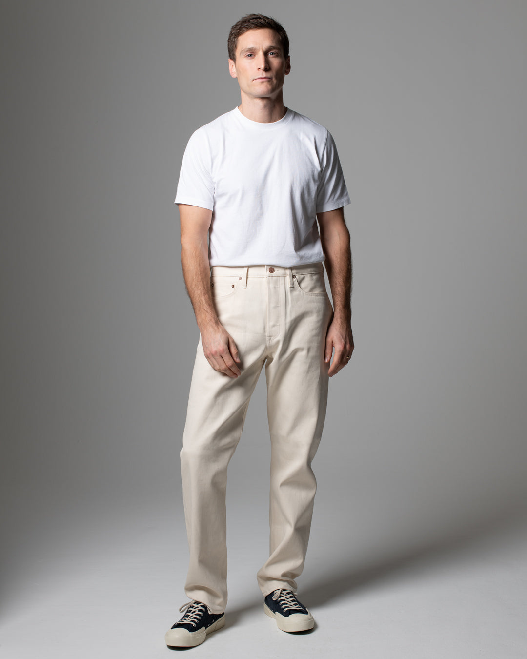 007 RELAXED FIT SELVEDGE JEAN - ECRU RAW