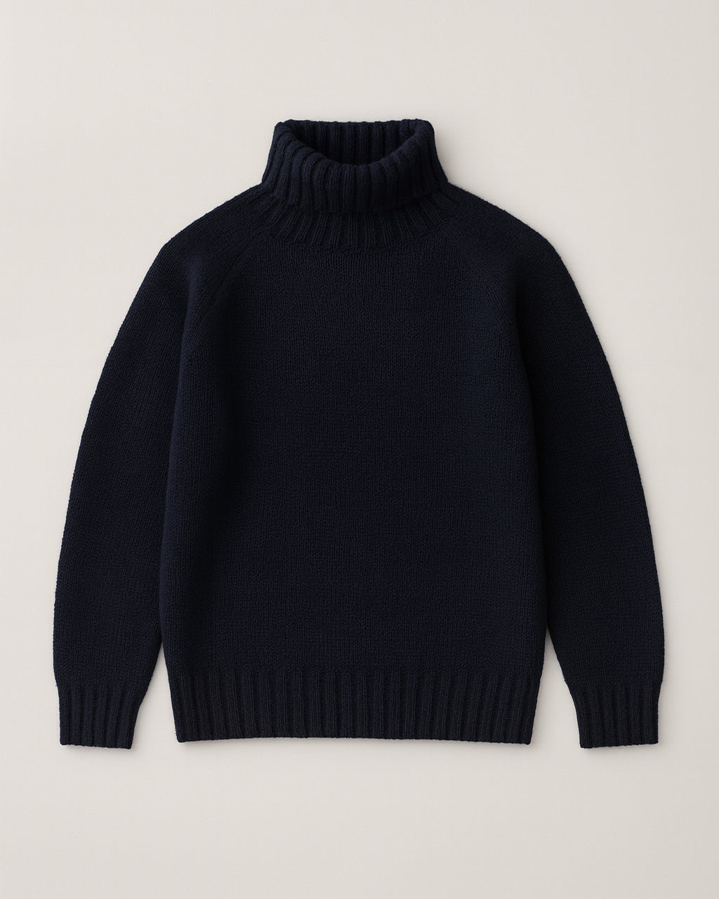 BAMPTON ROLLNECK SWEATER - NAVY