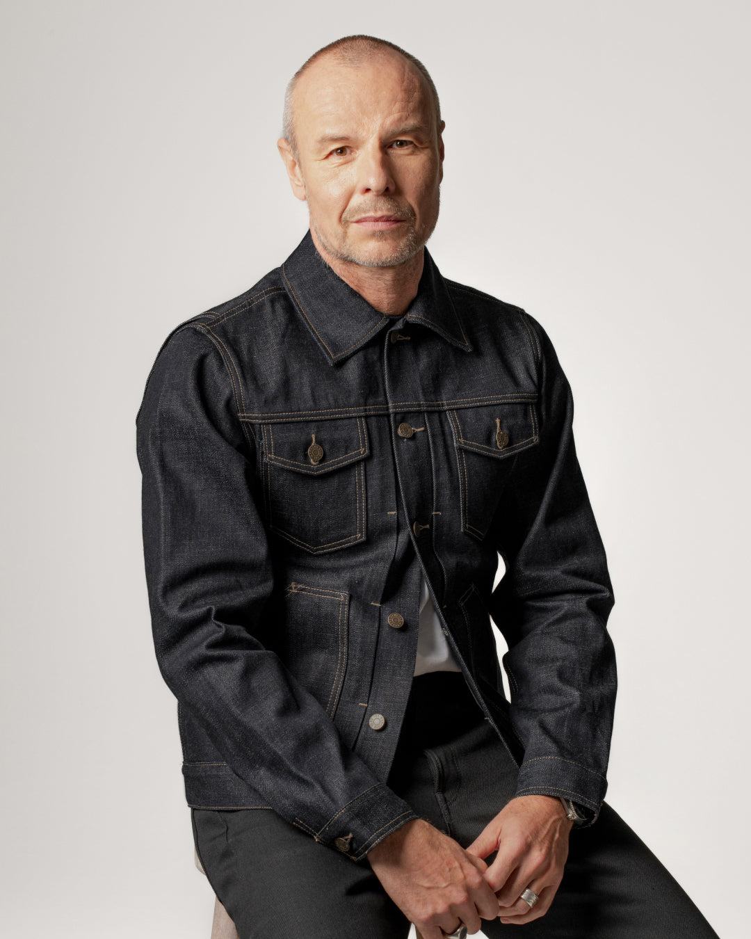 Raw Indigo Birch Denim Jacket