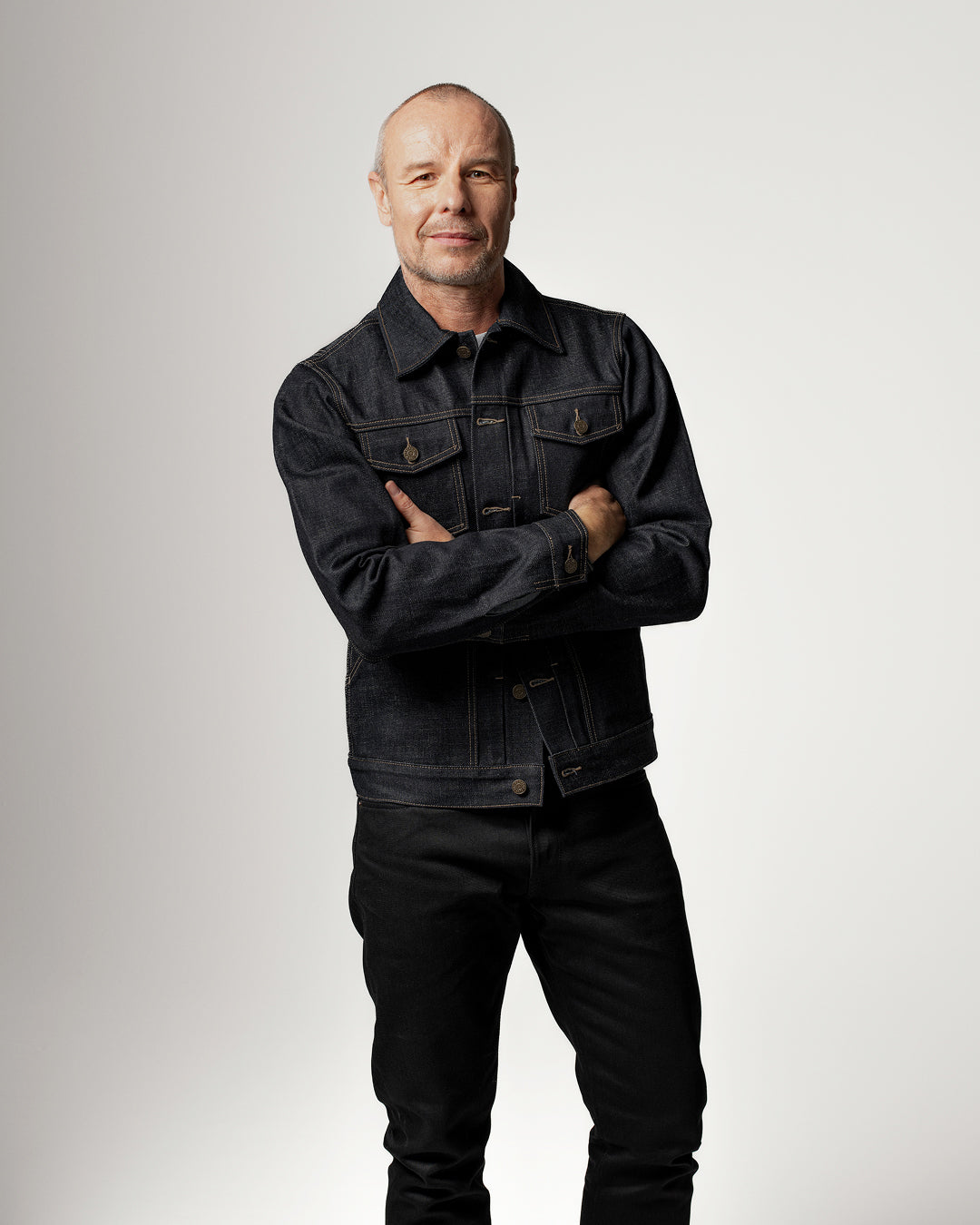 Raw Indigo Birch Denim Jacket