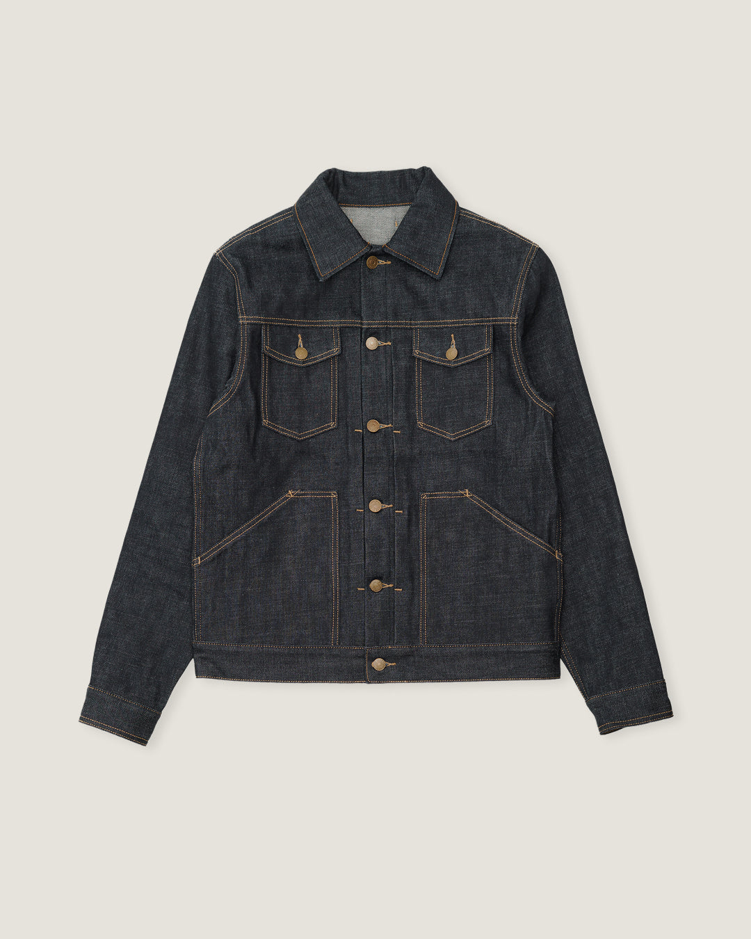 Raw Indigo Birch Denim Jacket