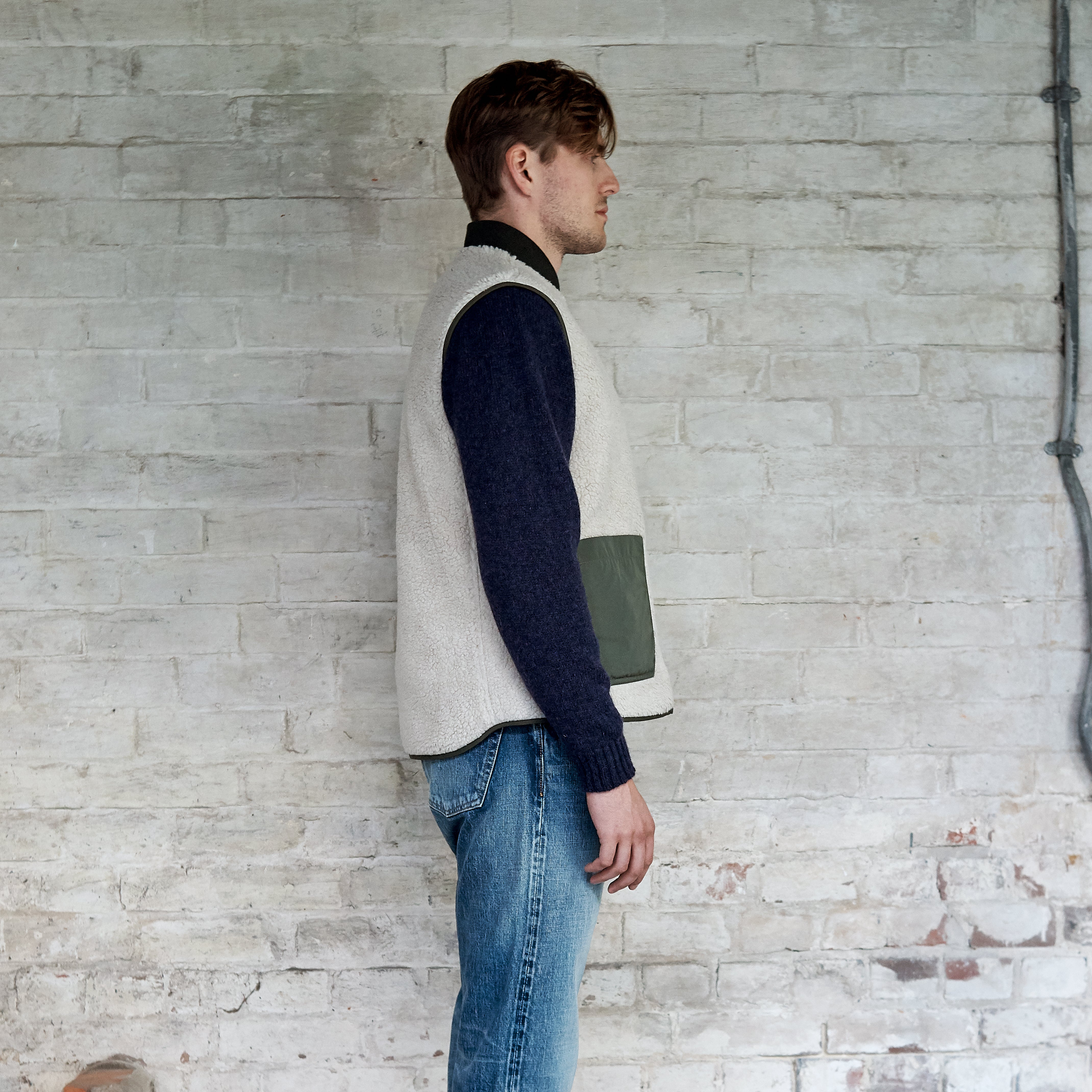 Aldworth Reversible Teddy Fleece Gilet