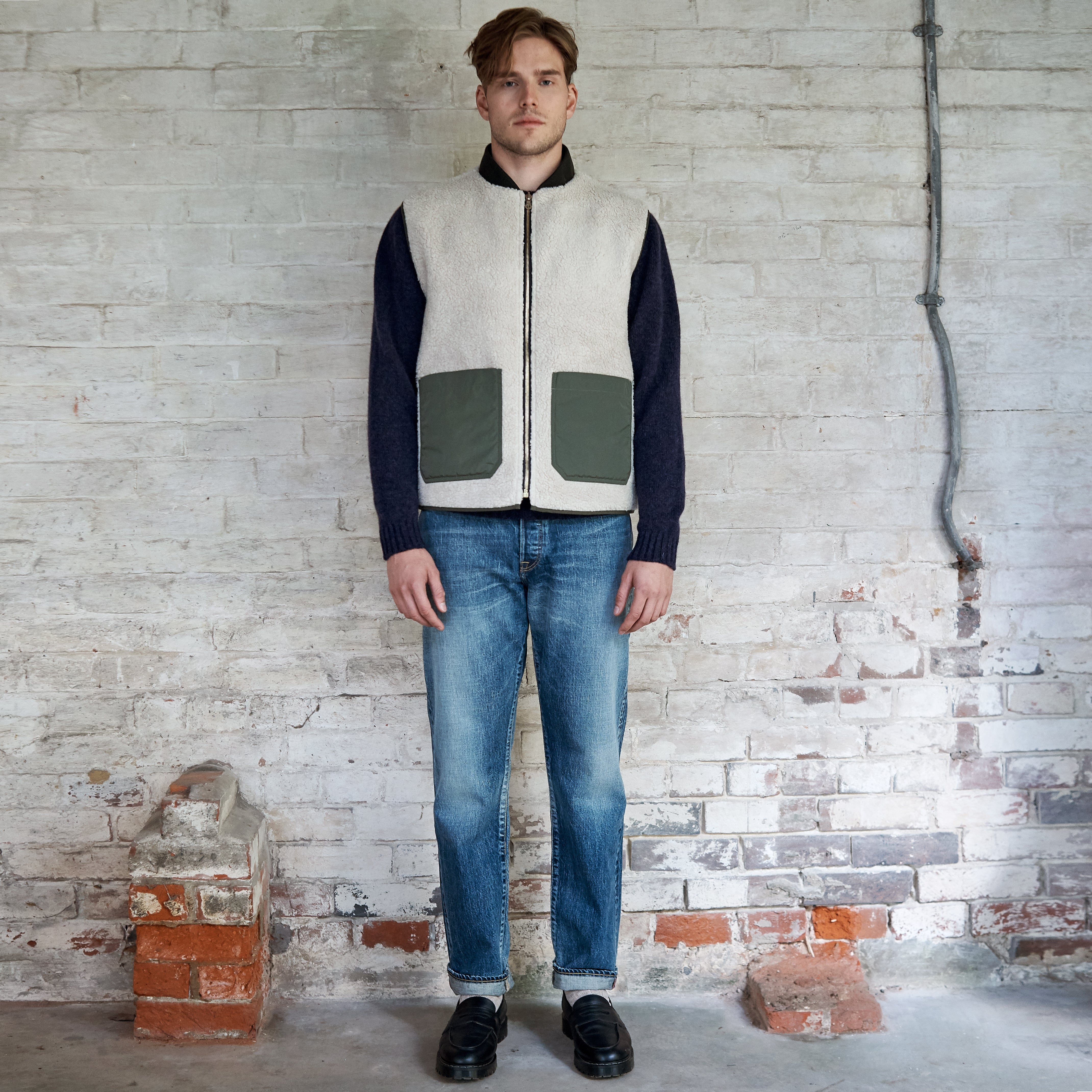 Aldworth Reversible Teddy Fleece Gilet